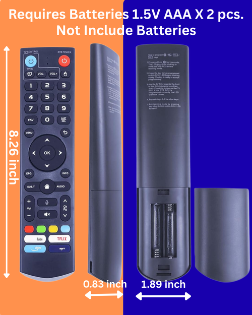 Universal Voice Remote for VSeeBox V3 Pro, V3 Plus & V5 Pro