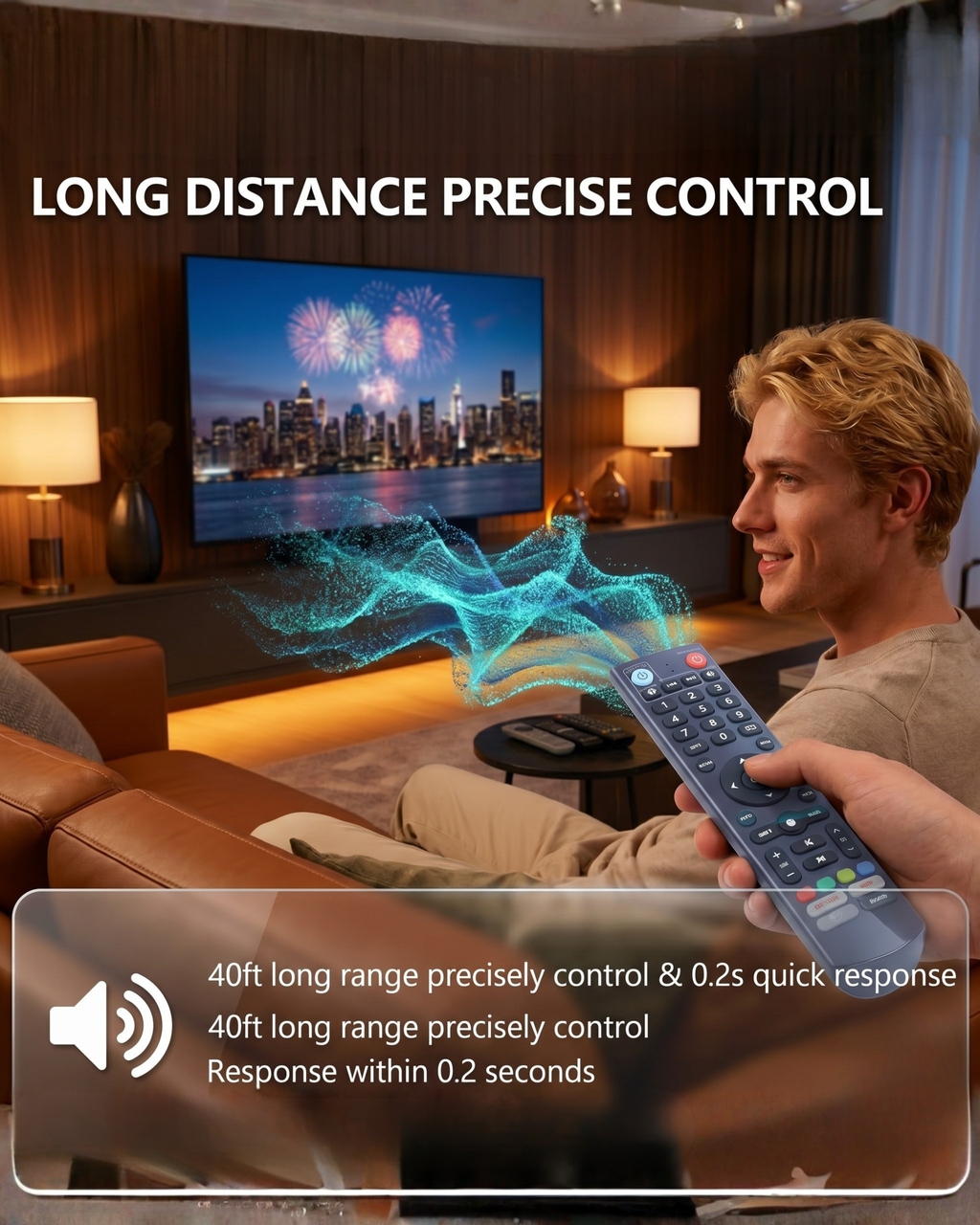 Universal Voice Remote for VSeeBox V3 Pro, V3 Plus & V5 Pro