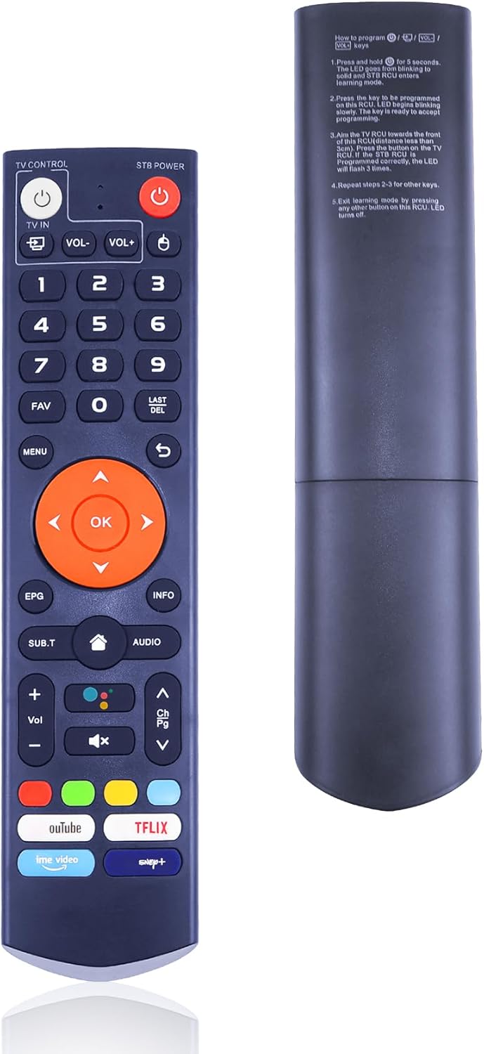 V3 Plus & V3 Pro Replacement Remote for VSeeBox | Voice & IR
